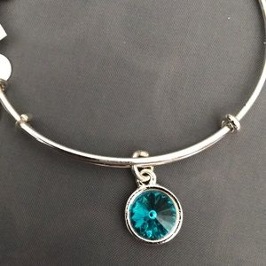 Alex and Ani Blue Zircon bracelet